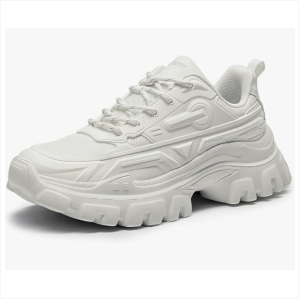 DREAM PAIRS Women's Chunky Platform Sneakers - Bold Lace-Up Shoes